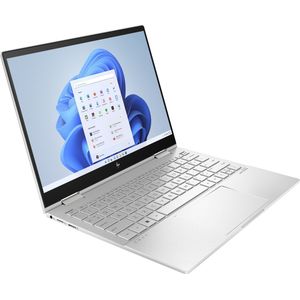 HP ENVY x360 13-bf0955nd i5-1230U Hybride (2-in-1) 33,8 cm (13.3"") Touchscreen 2.8K Intel® Core™ i5 16 GB LPDDR4x-SDRAM 512 GB SSD Wi-Fi 6E (802.11ax) Windows 11 Home Zilver