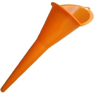 Auto Lange Steel Trechter voor Vloeistoffen - Benzine, Olie, Brandstof - Anti-Splash Plastic - Motorfiets Tankvulgereedschap