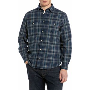 Replay - Vrijetijdsoverhemd - Regular Fit - Puur Katoen - Met Borstzak