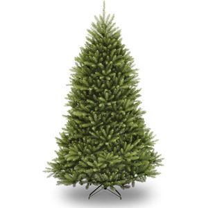 Dunhill kunstkerstboom - 213 cm - groen - Ø 140 cm - 2.144 tips - metalen voet