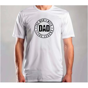 Dad The Man - T Shirt - TheBestDad - NumberOneDad - Cute - Funny - DeBestePapa - BestePapaOoit - Nummer1Papa