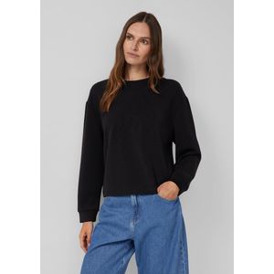 Sweatshirt - Zacht Scuba - Casual Relaxte Pasvorm - Elegante Voorkant in Reliëf