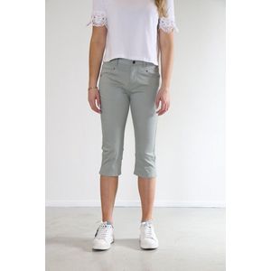New Star dames capri broek - Capri broek twill - licht groen - Orlando - L19 - maat 32