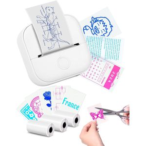 Azomor® Draagbare mini-fotoprinter met Bluetooth voor studie en creativiteit