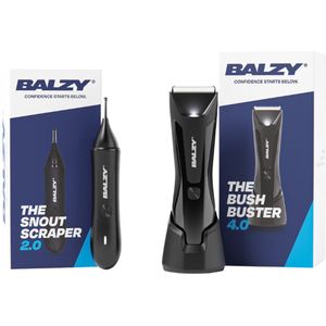 BALZY Grooming package 4.0 - Bodygroomer mannen - Neustrimmer en Oortrimmer - Voordeelverpakking