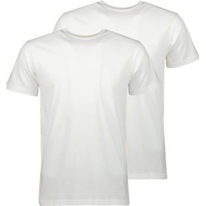 Jac Hensen 2 Pack T-shirt - Ronde Hals - Wit - 7XL Grote Maten