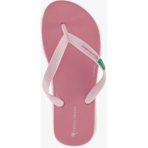 Copacabana dames teenslippers met strass steentjes - Roze - Maat 35/36