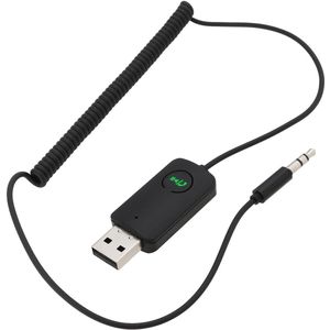 1Pc 5.4 Aux Bluetooth Car USB Adapter with 3.5mm Jack for Car Radio Wired Headset Home Speaker Amplifier Handsfree Calling