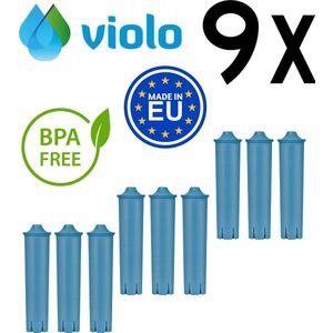 9x VIOLO waterfilter voor Jura koffiemachines - vervanging voor het Jura Claris Blue filter 9 stuks