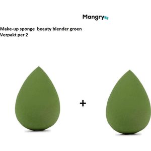 Beautyblender | Beauty Blender | Make Up Spons | Latex vrij | Make-Up Sponsje | Makeup Sponge | Make-up ei | Groen | Mangry