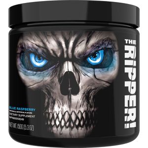 The Ripper Voedingssupplement - Pre Workout - Cafeïne - Vitamine C / B12 - 30 servings (150 gram) - Blue Raspberry