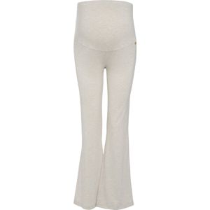 Baby's Only Flared zwangerschapsbroek Glow - Bell Bottom broek gemaakt uit 95% viscose en 5% elastaan - Speciaal ontworpen voor de Zwangerschap - Ecru - S