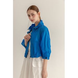 MIJU Casual string windbreaker jumper - Blue