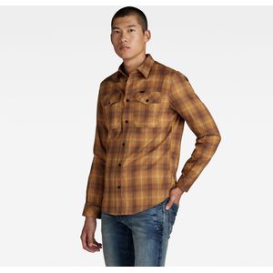 G-Star Raw - Marine - Overhemd - Marine - 100% Katoen