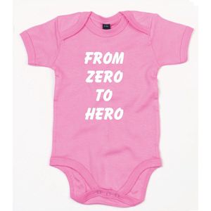 Rompertje From Zero To Hero-Bubble Gum Pink-3-6 Maanden