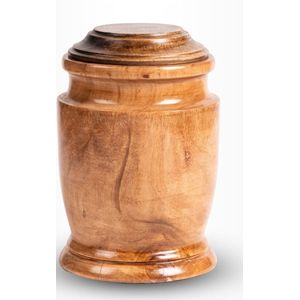Crematie urn | Houten urn groot klassiek | Urn voor volwassenen | 3.7 liter