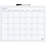 DESQ® Maandplanner 40 x 50 cm - 35 dagen indeling | Randloos | Whiteboardmarker | Magnetisch | Droog uitwisbaar | Nederlands.