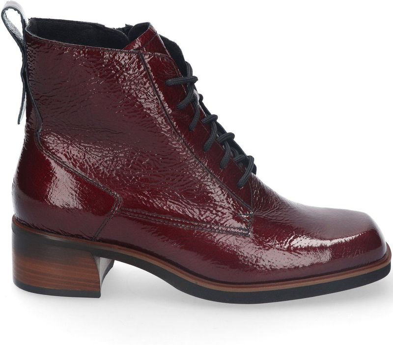 Durea - 9813 - Veterschoenen - Rood