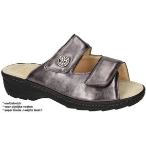 Fidelio Hallux -Dames - antraciet grijs - slippers & muiltjes - maat 35