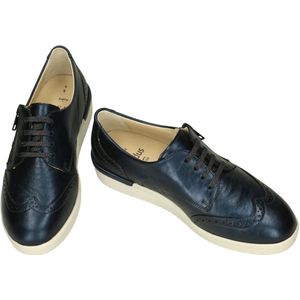 Solidus -Dames - blauw donker - lage gesloten schoenen - maat 36.5