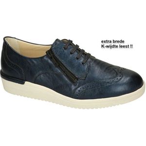 Solidus -Dames - blauw donker - lage gesloten schoenen - maat 41.5