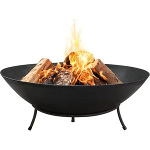 DailySupplies® Vuurschaal voor Buiten - Vuurkorf - Terrasverwarmers - Heater - Gietijzer - Zwart