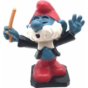 Grote smurf als dirigent - Schleich poppetje - 5,5 cm - De Smurfen