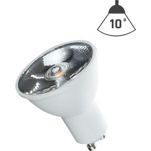 LED spot GU10 - 6W vervangt 38W - 4000K helder wit licht - 10° lichtspreiding