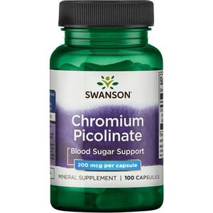 Chromium Picolinate 200ug - 100 Capsules - Swanson