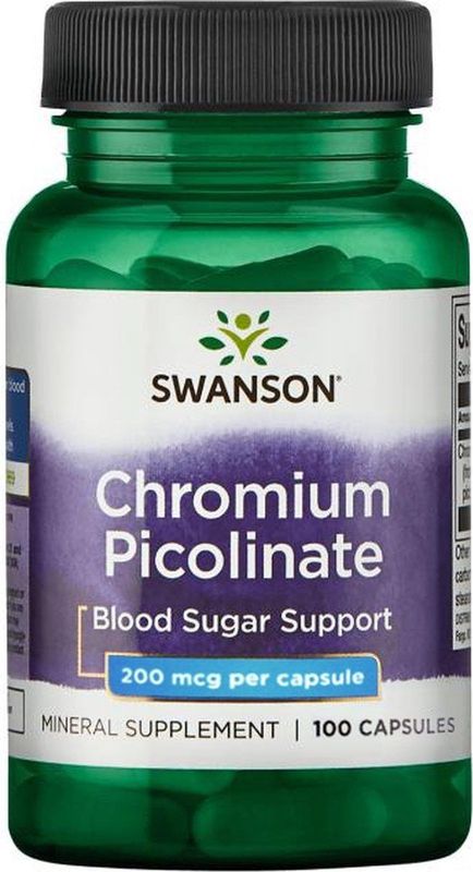 Chromium Picolinate 200ug - 100 Capsules - Swanson