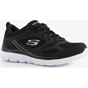 Skechers Summits Suited 12982-BKW, Vrouwen, Zwart, Sneakers,Sportschoenen, maat: 36,5