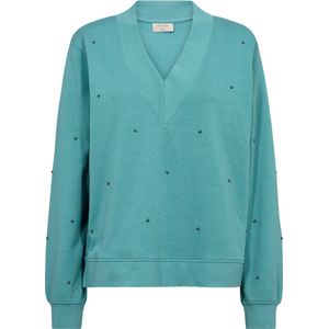 Freequent Trui Fqnice Pullover 204190 Dusty Turquoise Dames Maat - XS