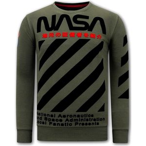 Heren Sweater - Nasa - Groen