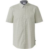 Shirt - Gedessineerd - Korte Mouwen - Zachte Katoenen Stretchstof - Normale Pasvorm