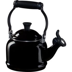 Fluitketel - Geëmailleerd staal - 1.1 liter - Zwart onyx