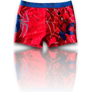 Marvel - Spiderman - Zwembroek - Zwemshort - Rood - Boardshort - Swim trunk - Jongens - Junior - Maat 122/128