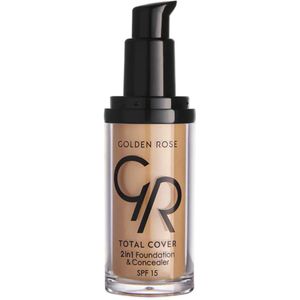 Golden Rose Total Cover 2 in 1 SPF15 Foundation & Concealer 15 warm sand