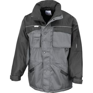 Jas Heren XL Result Lange mouw Grey / Black 100% Polyester