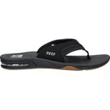 Reef Fanningblack/Silver Heren Slippers - Zwart/Zilver - Maat 43