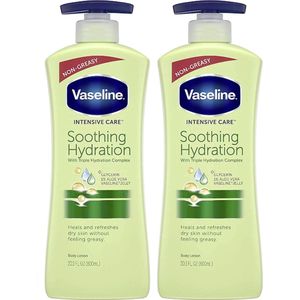 Vaseline - Intensieve Verzorging - Body Lotion - 600 ML - Aloë Soothe Voor Droge Huid