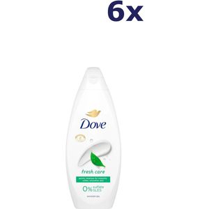 6x Dove Douchegel - 250ml - fresh care