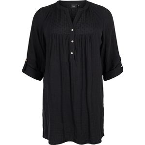 ZIZZI VVIVU, 3/4, TUNIC Dames Tuniek - Black - Maat XL (54-56)