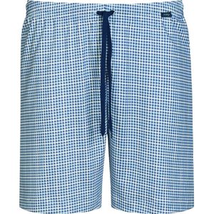 Mey pyjamabroek kort - Redesdale - blauw geruit - Maat: XL