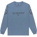 Quiksilver - Evo Cold Ways - T-shirt - Blauw - Lange Mouwen