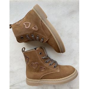 Lunella meisjesbottine cognac maat 28