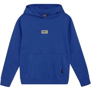 Indian Blue Jeans Jongens hoodie blauw (Maat: 104) - Tekst - Halslijn: Capuchon,