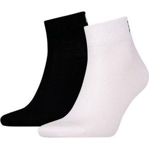 Levi's 168SF Mid Cut 2-pack Sokken - white/black
