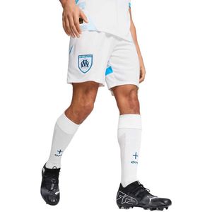 Puma - OM 2024/25 - Voetbalshorts - Blauw en Wit