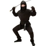 WIDMANN - Zwart ninja kostuum voor kinderen - 158 (11-13 jaar)