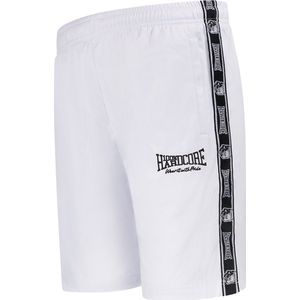 100% Hardcore Korte Trainingsbroek Essential Wit - Maat: M